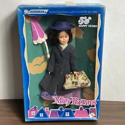 Vintage Mary Poppins 1960s Horsman 928 Walt Disney Character Doll 12  Tall MIB • $84.22