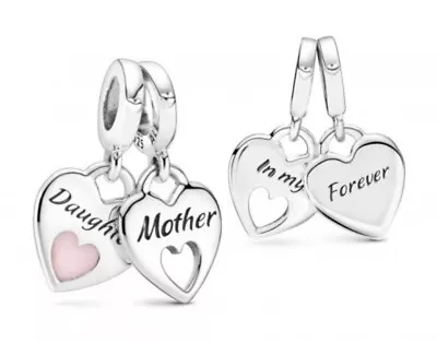 Genuine Pandora Mother And Daughter Dangle Charm W/ Pouch • $26.50