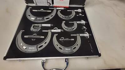 Starrett St 444.1 Cxrlz 0-6 Range Micrometer Set Carbide Face.0001 Grads  • $1150