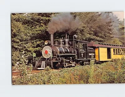 Postcard Edaville Railroad No. 8  F.H. Richardson  South Carver Massachusetts • $8.39