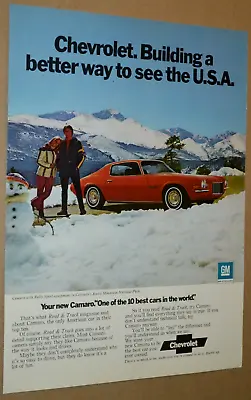 ★★1972 Camaro Rs Original Advertisement Ad Print 72 Rally Sport • $9.99