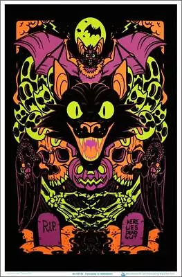 Every Day Is Halloween Blacklight Poster 23.5  X 35.5  - Laminated • $18.49