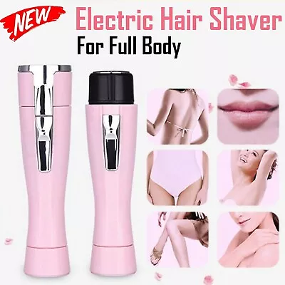 Women Facial Electric Shaver Trimmer Body Face Leg Bikini Armpit Hair Remover  • $14.99