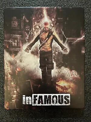 Infamous Custom-Made G2 Steelbook Case PS3 (NO GAME) Dented • $26.14