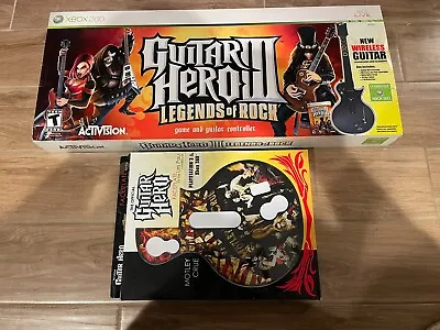 Guitar Hero III 3: Legends Of Rock Wireless Bundle Set - Xbox 360 • W/ Motley • $249.99