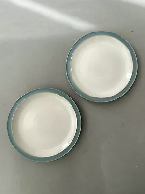 £22.50 • Buy X2 Denby Azure Salad / Dessert Plate 22.7cm 