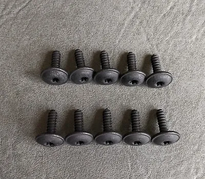 Set Of 10 Original Vw Belly Pan Fender Liner Torx Head Screw N 907 750 01 • $28.95