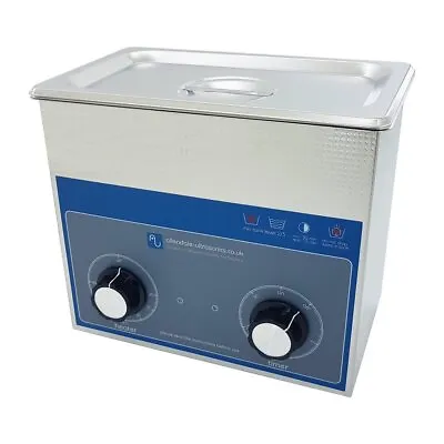 Ultrasonic Cleaner 3 Litre Professional Dial Tank Heated Ultrasonic Bath • £127.04