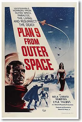 Plan 9 From Outer Space - NEW Vintage Movie Reprint POSTER • $9.99