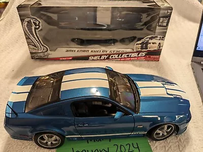 2011 Blue Ford Mustang Shelby GT350 1:18 Shelby Collectibles • $81