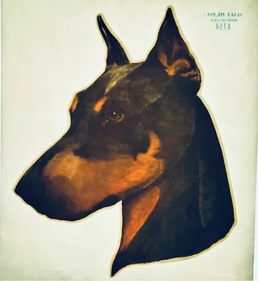 Original Vintage Doberman Dog Iron On Transfer  • $19.99