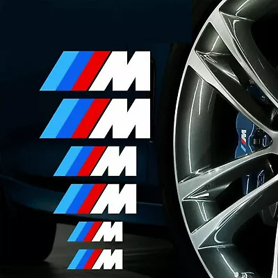 6 Sets Fits For BMW M Series Brake Caliper High Temperature Decal Sticker • $7.99