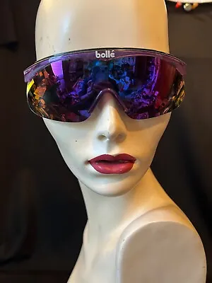 Vintage Bolle Edge Ski Sunglasses Purple Lense As Is • $34.95