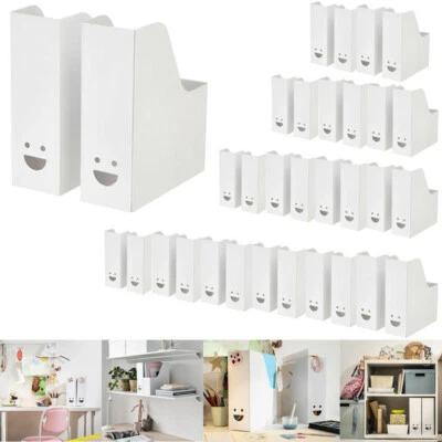 £5.99 • Buy 2-20 Ikea TJABBA Magazine File Holder Filing Storage Boxes Home Office Rack