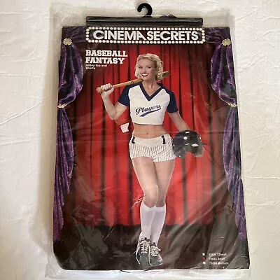 Women’s Cinema Secrets Sexy Baseball Fantasy ￼Costume Player Team Small NEW • $19.99