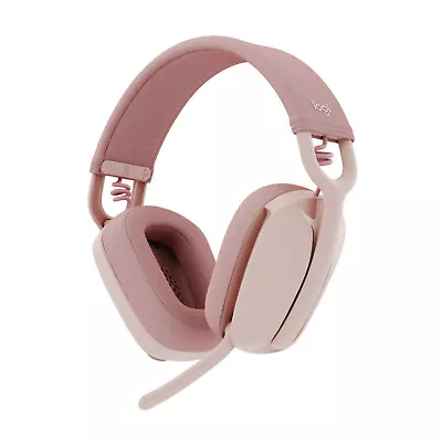 Logitech Zone Vibe 100 Lightweight Wireless Noise Canceling Headphones Rose • $99.99