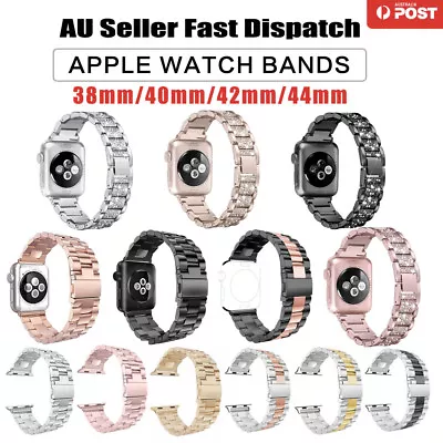 $12.95 • Buy Watch Band Stainless Steel Strap For Apple Watch IWatch Series 9/7/SE/6/5/4/49mm