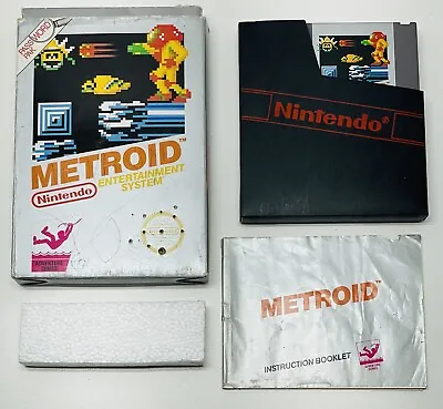 Metroid (Nintendo NES 1987) Complete In Box CIB Authentic Cleaned And Tested • $139.95