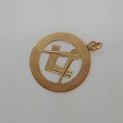9ct Yellow Gold Masonic Pendant *No Chain • £145