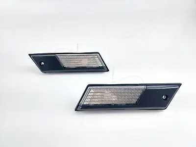 White Side Marker Light Lamp Indicator For BMW  E23 E24 E28 E30 LH+RH PAIR • $26.99