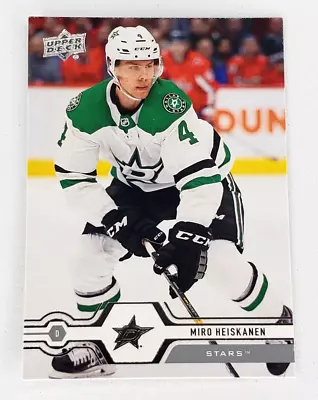 2019-20 Upper Deck Hockey Miro Heiskanen #398 Dallas Stars NHL • $1.79