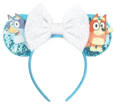 Bluey Inspired Disney Type Mickey Ears Birthday Toddler Girls Dog Bluey Birthday • $12.99