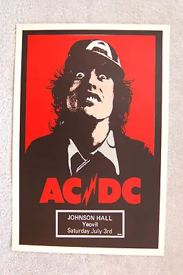 $4 • Buy AC DC Concert Poster 1976 United Kingdom --