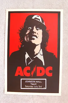 AC DC Concert Poster 1976 United Kingdom -- • $4.50