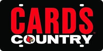 Louisville Cardinals COUNTRY SD Deluxe Laser Cut License Plate Tag University Of • $24.01