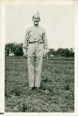 1942 WWII 191st Tank BN Ed B Mitchell's Fort George Meade MD 4x6 Photo Me • $3.99