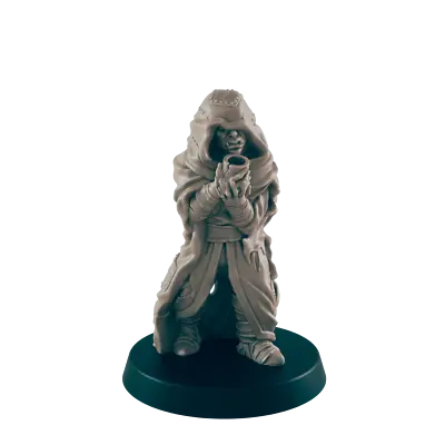 Half Orc Mini | Homeless Beggar | Male Monster Townsfolk NPC Figure | DnD Wargam • £8.67