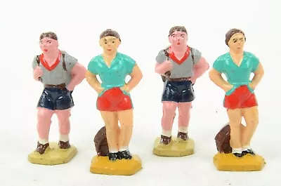 French Hornby O Gauge 0 Mid Or Late 1950s 4 Hiker Figures (Ref Z) • £3