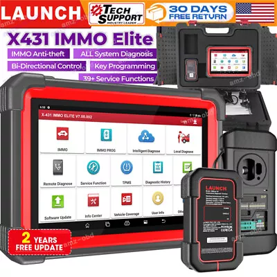 $1139 • Buy Launch X431 IMMO Elite IMMO Key Programming Tool Full System Diagnostic Scanner