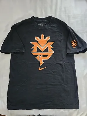 Nike Manny Pacquiao San Francisco Giants Black And Orange T-shirt Size M • $15