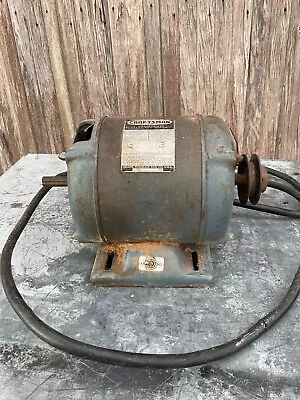 Vintage Large Craftsman Electric Motor 1 Phase Dual 5/8 Shaft 113.19063 1hp 1025 • $89.99