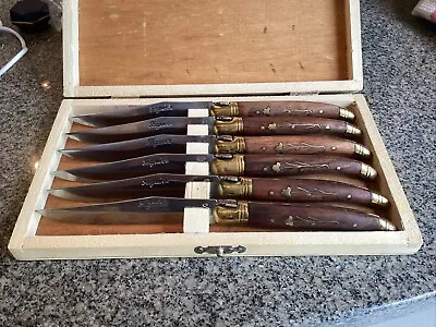 Boxed Set Of 6 Laguiole Steak Knives • £75