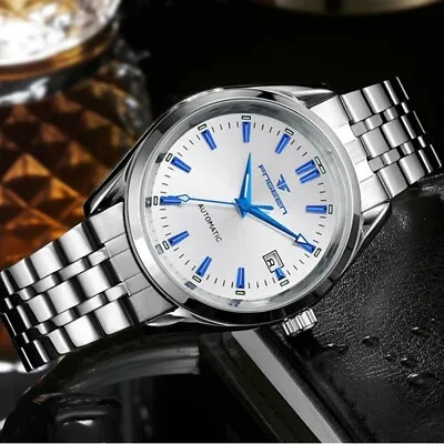 FNGEEN Automatic Mechanical Men's Watch Self Winding Waterproof Wrist Watch • £24.16