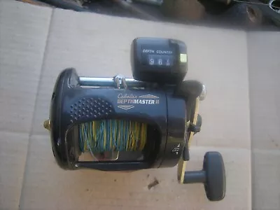 Cabela's Depth Master II DM45 Line Counter/Levelwind Fishing Reel (with Rod) • $75