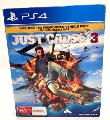 Just Cause 3 Medici Edition PlayStation 4 (PS4) Includes Medici Map • $16.95