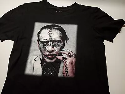 Marilyn Manson Heaven Upside Down Tour 2018 T Shirt Black Medium  • £14.95