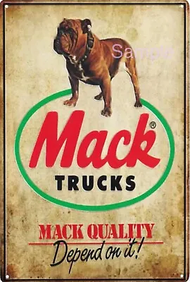 MACK TRUCKS Garage Rustic Look Vintage Tin Signs Man Cave Shed & Bar AU SELLER • $10