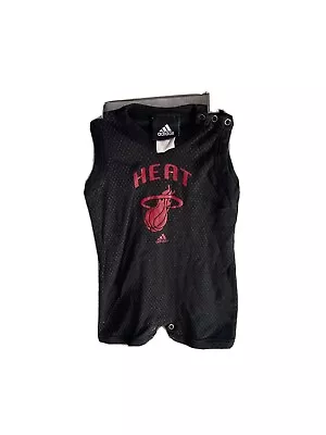 Vintage Adidas NBA Miami Heat  One Piece Baby Newborn • $6.89