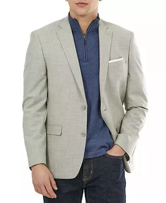 Bar III Men's Slim-Fit Solid Blazer Cream 40L Sport Coat • $16.17