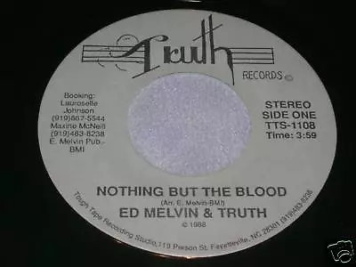 Rare Gospel R&B Soul 45: Ed Melvin On Truth Fayetteville North Carolina • $20