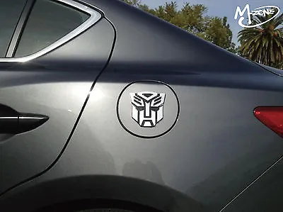 New 3D Silver Transformers Optimus Prime Decepticon Autobot Car Sticker • $5.99