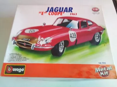 Burago/Bburago 1/18 Scale Jaguar   E  Coupe Diecast Model Metal Kit Code 7018 • £19.99
