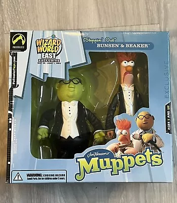 The Muppets Steppin Out BUNSEN And BEAKER Figure Set Palisades 2003 MINT • $26