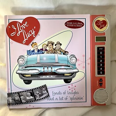 I Love Lucy Talking Book With Sound Audio Clips - Rare - Works Great! • $44.33