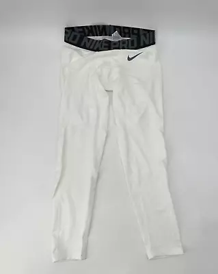 Cordale Grundy Miami Dolphins Game Used White Nike Pro Compression Pants Large • $25