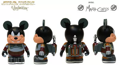 Disney Vinylmation 3  Star Wars Characters Evil Pete Boba Fett New • $29.95